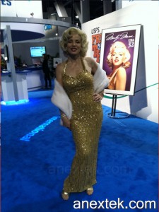 CES 2013 Booth Babes - Maralyn Monroe